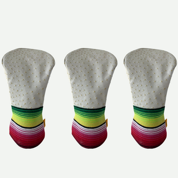 Bogie Bundle - White Ostrich Leather and Serape Combo