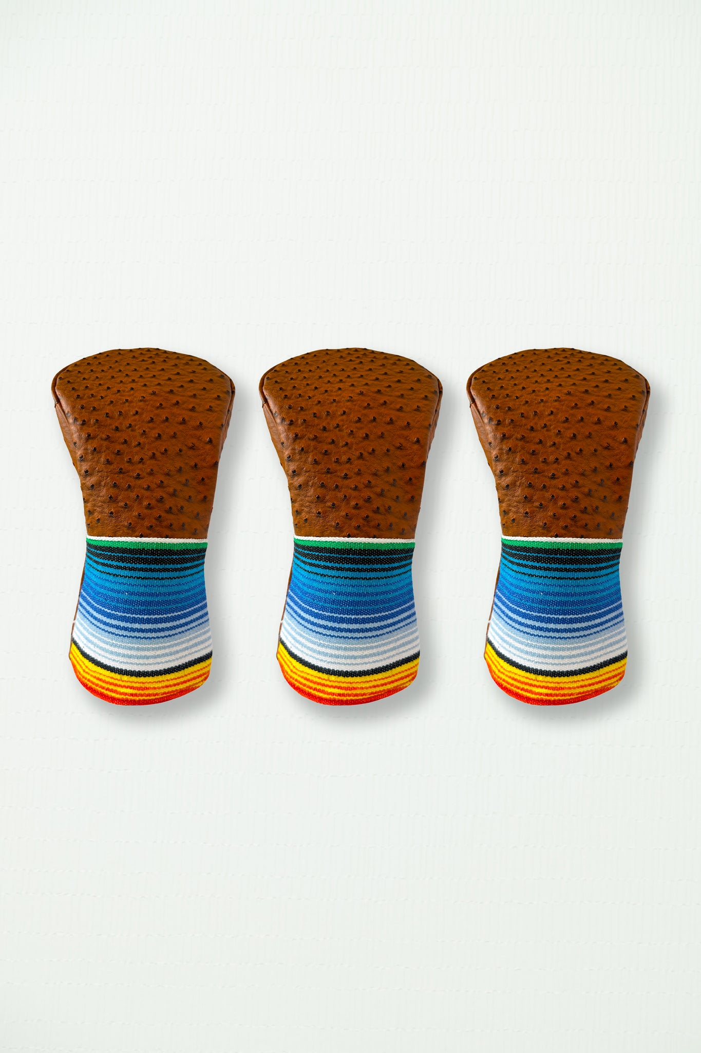 Ostrich Leather and Serape Fairway Wood Bogie Bundle