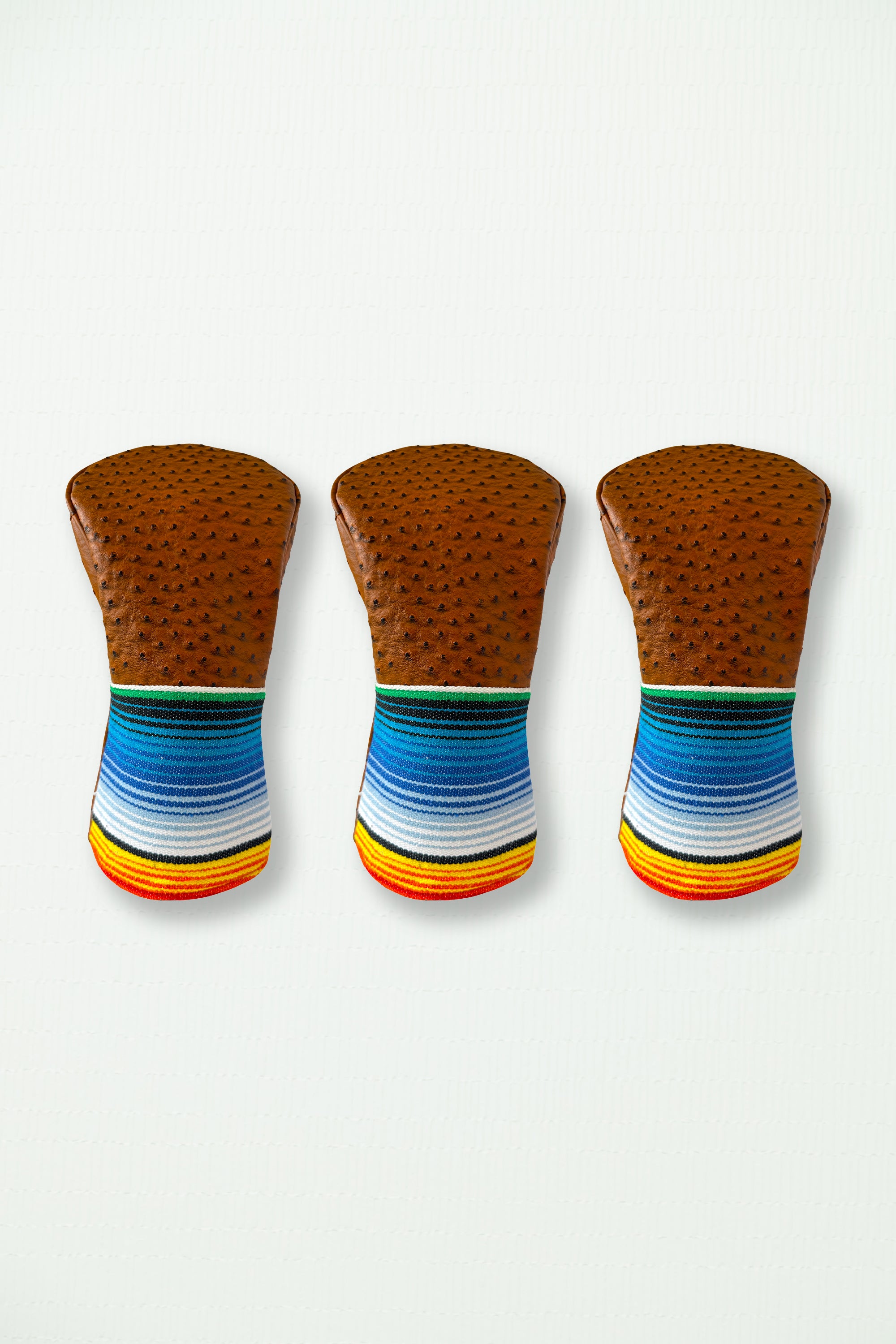 Ostrich Leather and Serape Fairway Wood Bogie Bundle