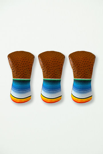 Ostrich Leather and Serape Fairway Wood Bogie Bundle